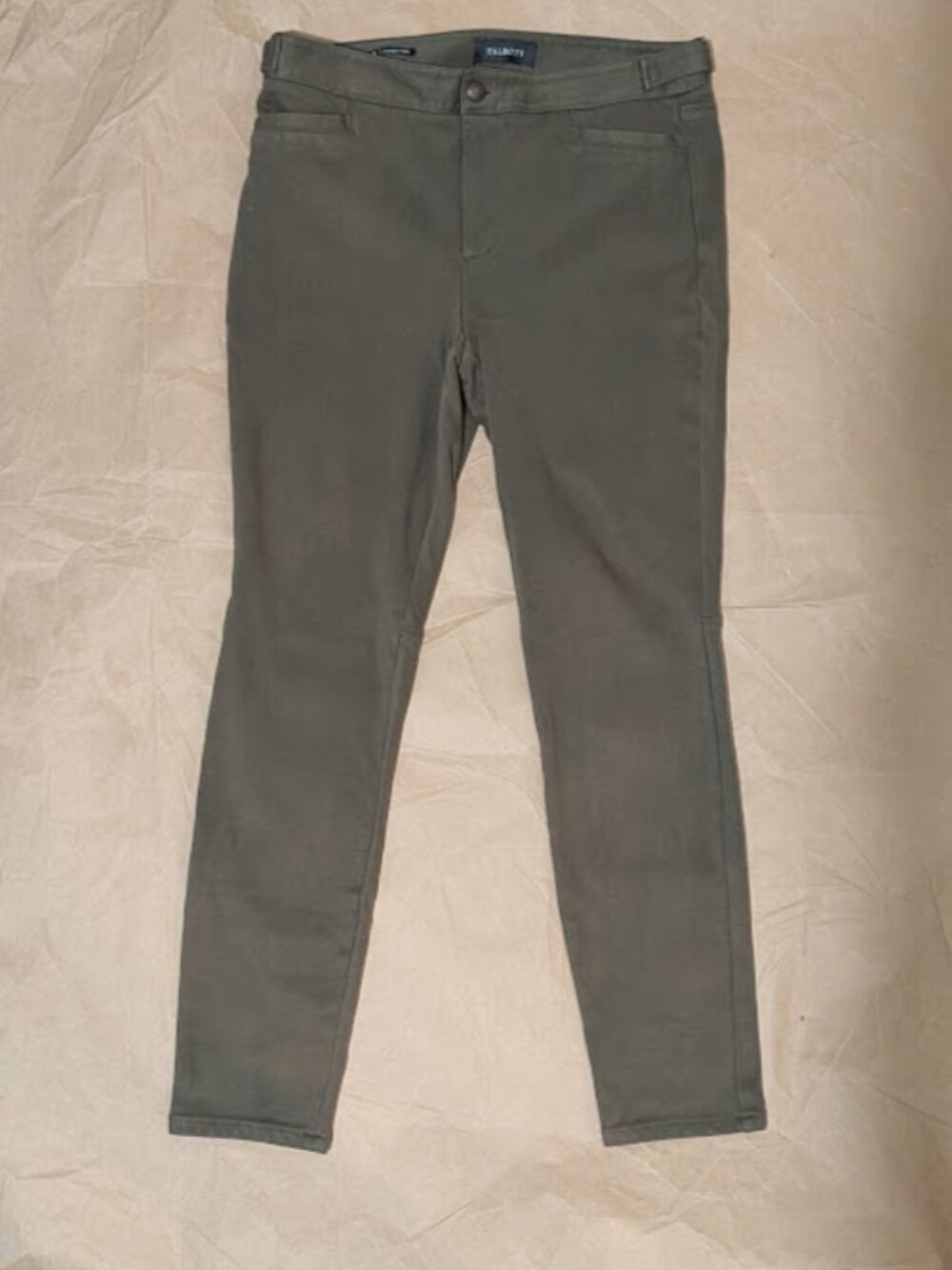 Talbots women's olive green Lexington pants sz 6